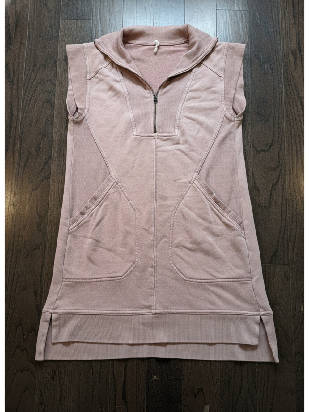 Daily Practice Sleeveless Mauve Pullover Dress XS